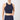 Mandala Dark Blue Sports Top (Front) - Athleisure Top