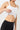 Mandala Sport Top Weiß Detail Support Bra - Sleek Top