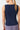 Mandala Sport Top Blau Rückseite - Side Button Top