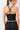 Mandala Fitness Top Schwarz Rückseite - Cross Top