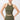 Mandala Green Front Fitness Top - Cross Top