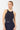 Mandala Fitness Top Dark Blue Front - Cross Top