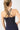 Mandala Fitness top dark blue back - Cross Top