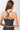 Mandala Fitness top dark grey back - Cross Top