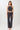 Mandala Fitness Top Dark Grey Outfit Front - Cross Top