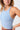 Mandala Fitness Top Blau Detail - Cross Top