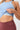 Mandala Fitness Top Blau Detail - Cross Top