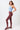 Mandala Fitness Top Blau Outfit Seite - Cross Top