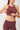 Mandala Fitness Top Dunkelgrau Detail Support Bra - Cross Top