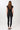 Mandala Active Top Schwarz Outfit Rückseite - Side Ruffled Top