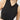 Mandala Active Top Black Front - Cropped V-Neck
