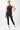 Mandala Active Legging Blue Outfit Front - Best Cropped Legging