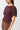 Mandala Red Fitness T-Shirt Detail - Back Bow Tee