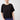 Mandala Fitness T-Shirt Black Front - Boxy Tee
