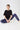 Mandala Fitness T-Shirt Black Outfit Front - Boxy Tee