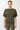 Mandala Fitness T-Shirt Green Front - Butterfly T-Shirt