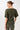Mandala Fitness T-Shirt Green Back - Butterfly T-Shirt