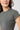 Mandala Fitness T-Shirt Detail Grau - Slim Fit Ribbed Tee