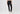 Schwarze Leggings mit weißen Turnschuhen